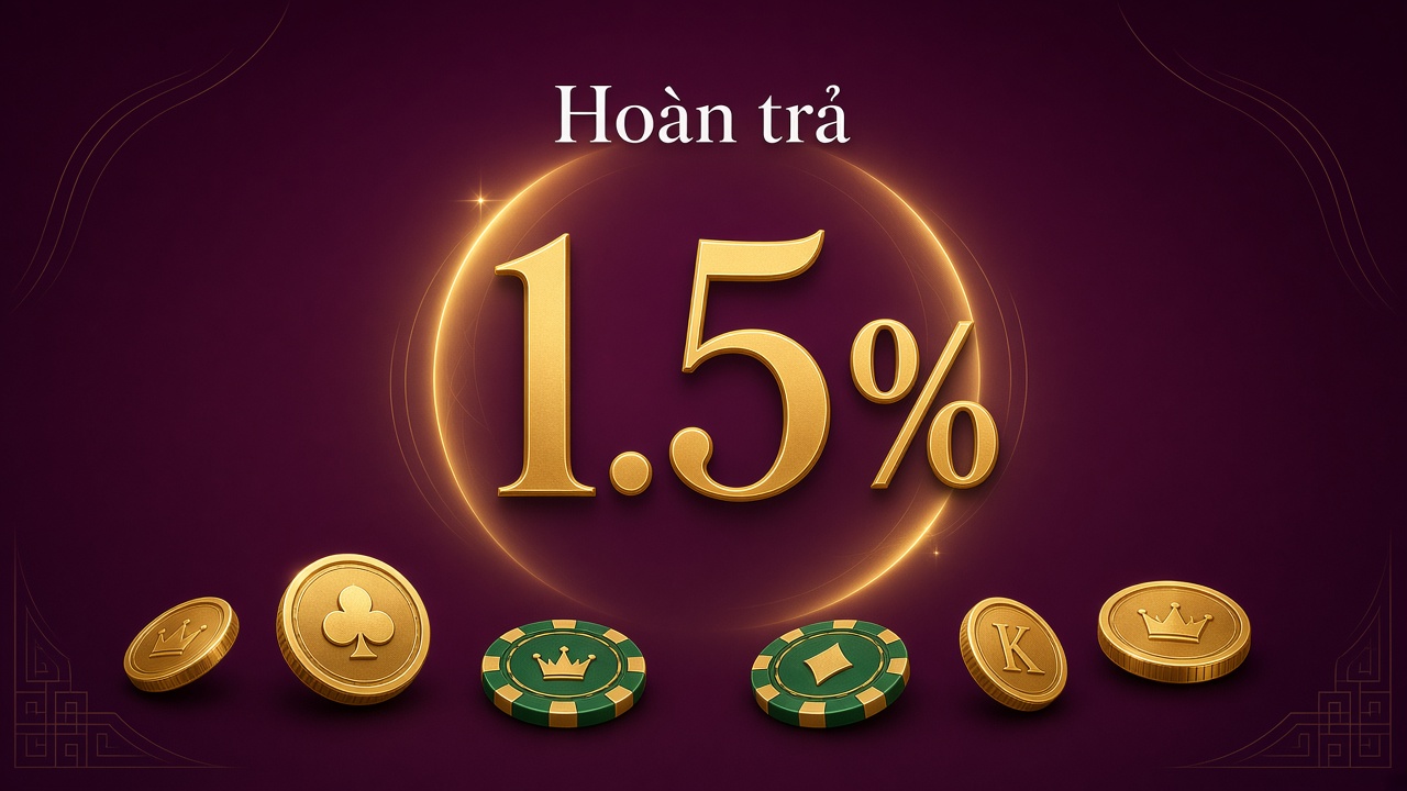 Hoàn trả 1.5%